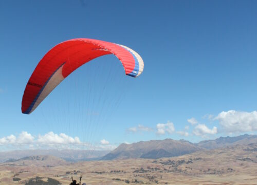Paragliding Tandem Flight over the Sacred Valley