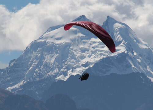 Paragliding Tandem Flight over the Sacred Valley