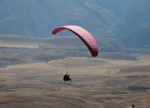 Paragliding Tandem Flight over the Sacred Valley