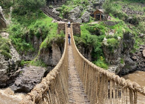 Full Day Tour to Queswachaca Bridge and the 4 lagoons
